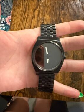 Nixon Black Metal Link Analog Watch